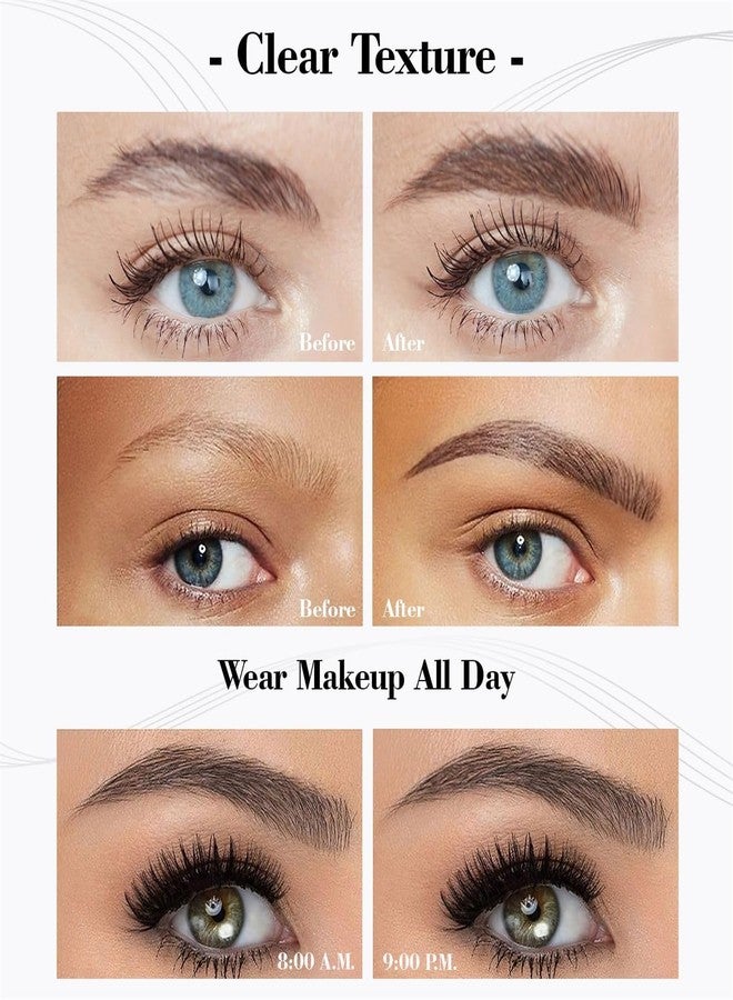 OETUIOW Eyebrow Microblading Pen with 4 Point Brow Pen Lift & Snatch Microblading Long-Lasting Waterproof Natural Eyebrow Hair (Light Brown) - Image 3